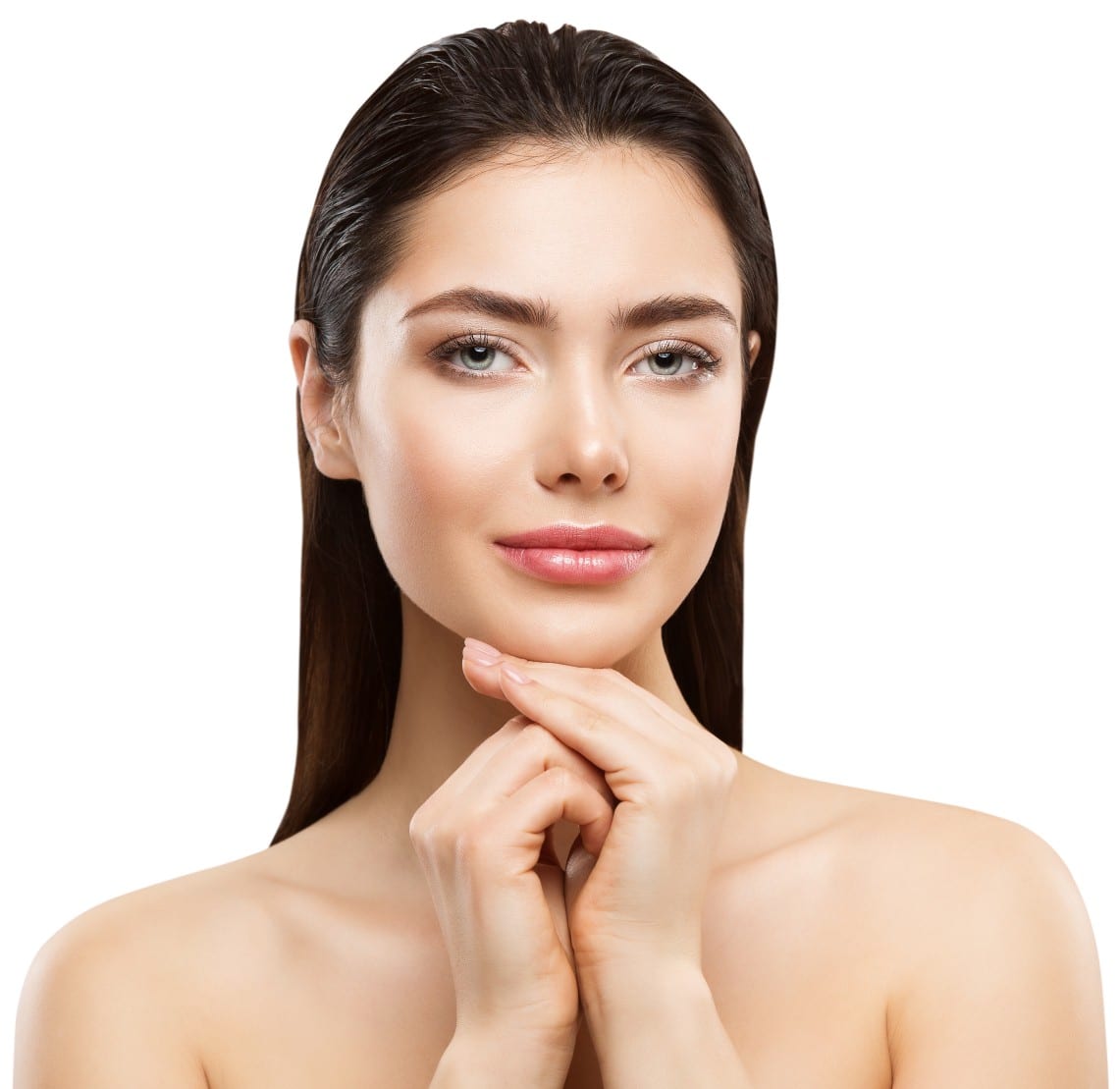Women after Kybella - aesthetic treatment of jowls, injection of deoxycholic acid| Bellava Aesthetics in Crestview Hills, KY