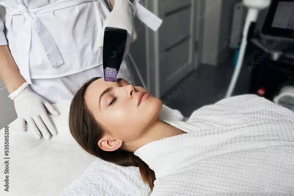 Beautiful Women Getting Morpheus 8 Treatment | Bellava Aesthetics in Crestview Hills, KY